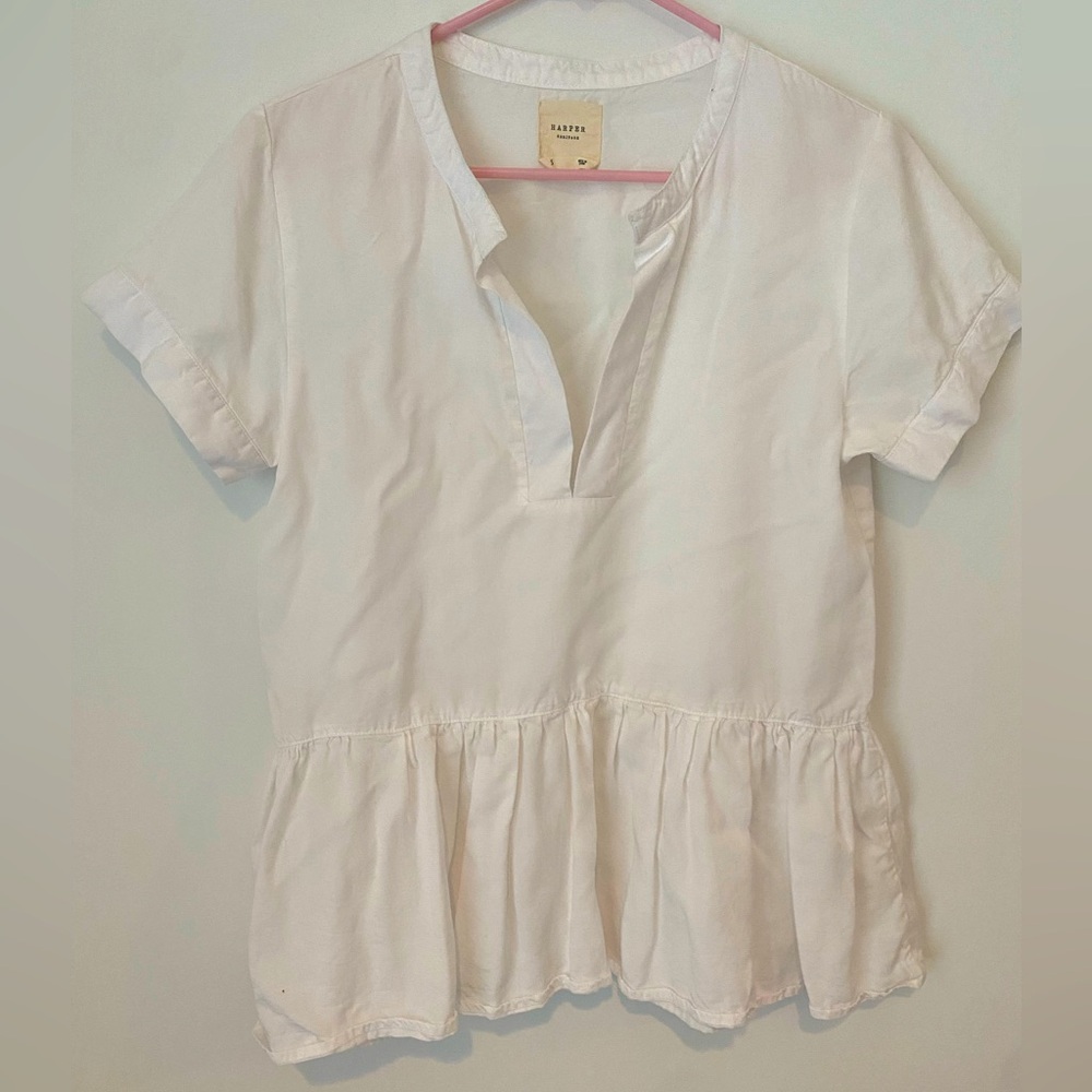 Harper Heritage White Blouse